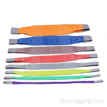 Polyester Duplex Mengangkat Sling Webbing Sabuk Sabuk